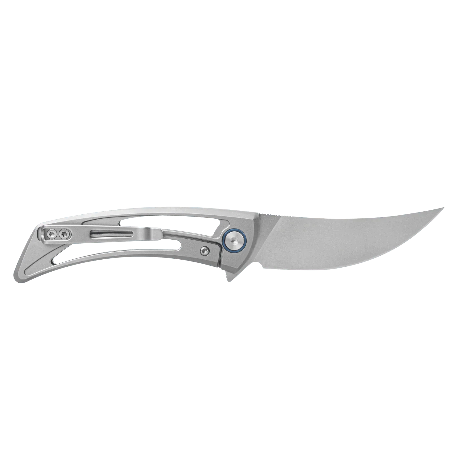 SRM Unicorn 7415-TE Folding Knife 2.76in 154CM Blade Titanium Handles