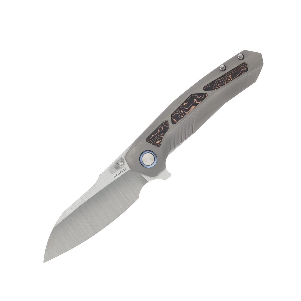 Remette Kestrel 2.83" S35VN Titanium+Carbon Fiber RTPO-A