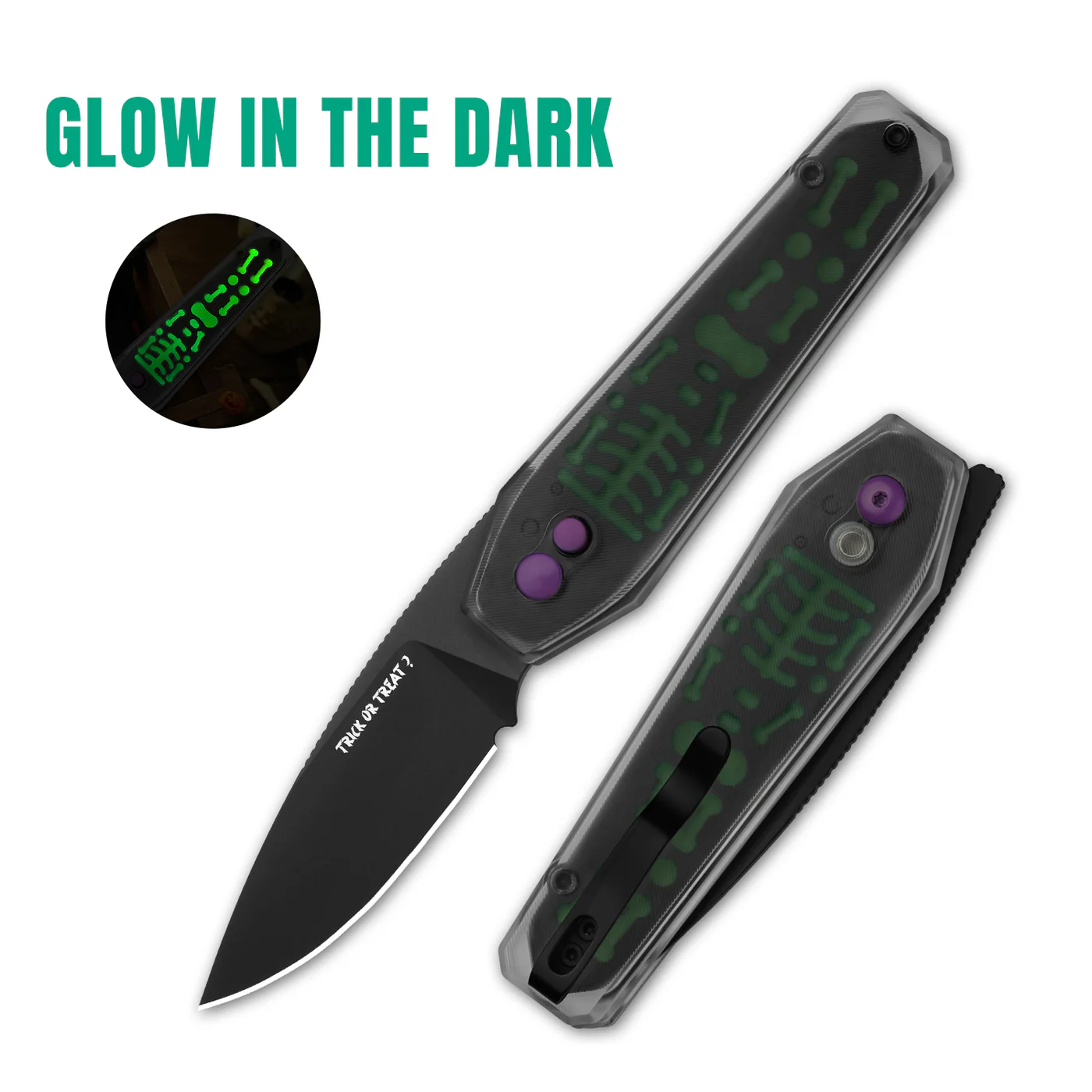 KIZER Halloween Edition - Tomb Glow In The Dark - V3692HW1 - Limited