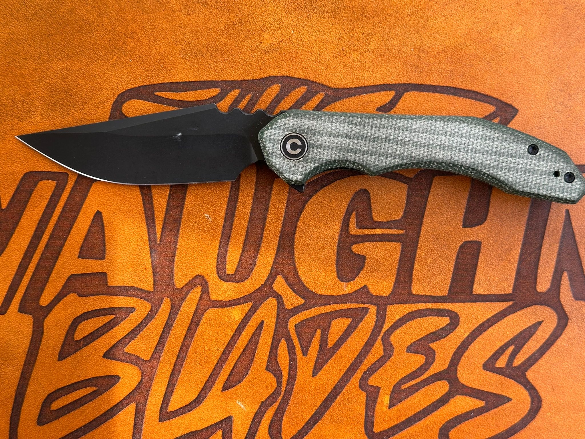 CIVIVI Prototype - Green Micarta