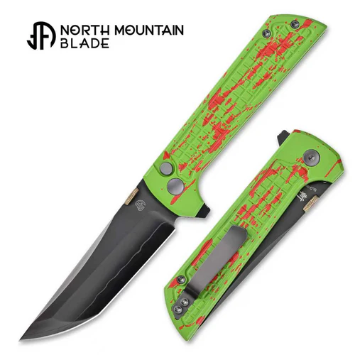 North Mountain Blade Chop 2 Grid Aluminum Handle Zombie Edition 2404-G-ZOM
